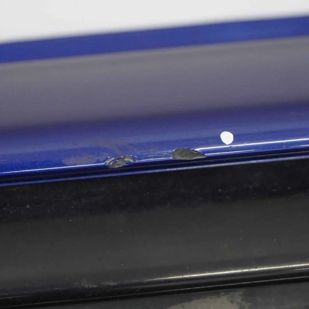 Front Bumper Trim Panel Covering Indi Blue Metallic - 862 to Mini R50 with Part number 0029895 Mini R50 Front Bumper Trim Panel Covering Indi Blue Metallic - 862 - SKU 0029899-IB - Part number 0029895