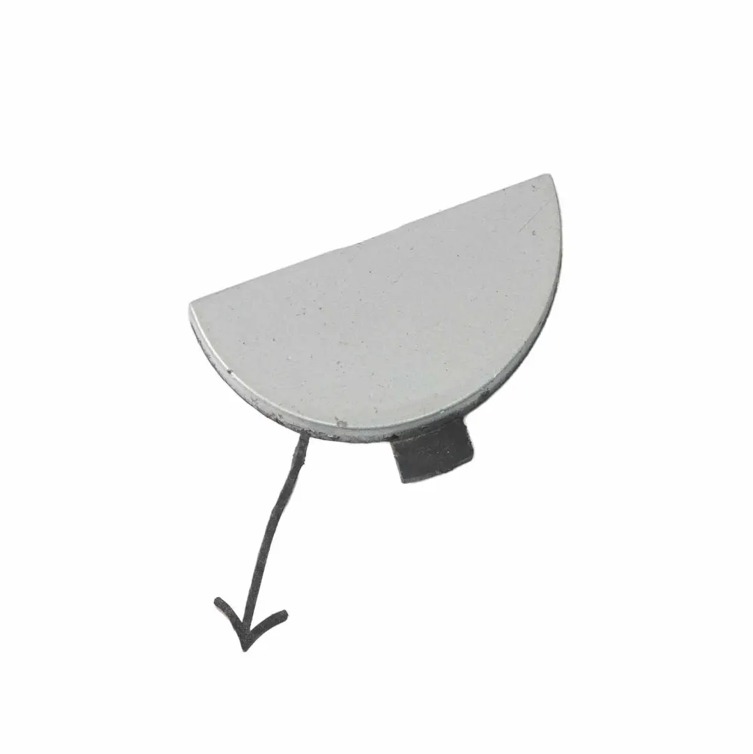 Mini One Cooper R50 Front Bumper Towing Eye Cover Pure Silver 900 - SKU 0029907-PS - Part number 0029907