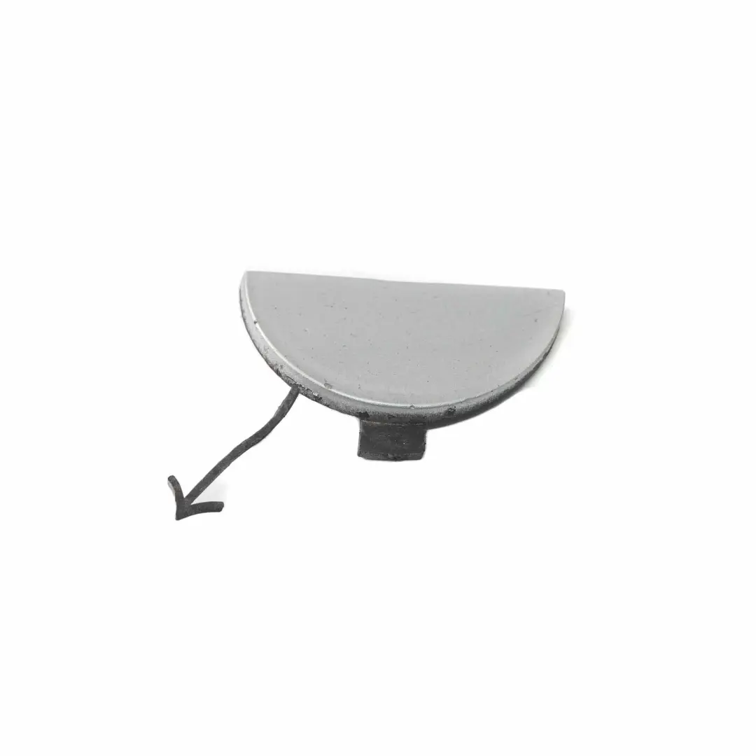 Mini One Cooper R50 Front Bumper Towing Eye Cover Pure Silver 900 - SKU 0029907-PS - Part number 0029907