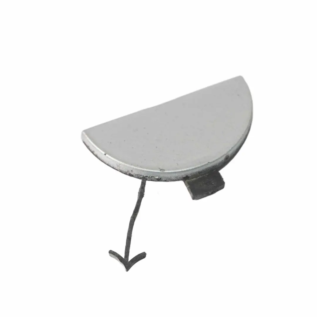 Mini One Cooper R50 Front Bumper Towing Eye Cover Pure Silver 900 - SKU 0029907-PS - Part number 0029907