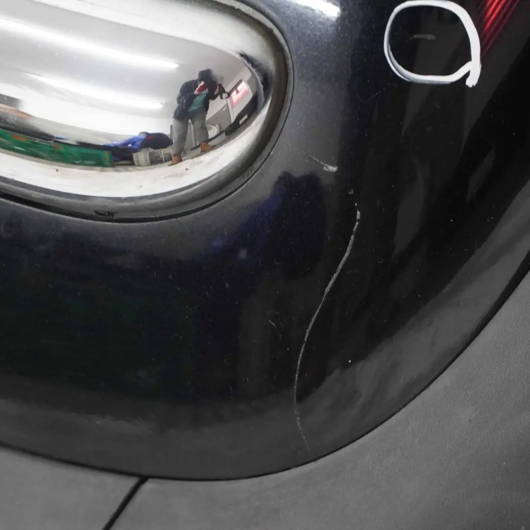  @Mini R50 Rear Bumper Complete Trim Panel Cover Astro Black Metallic - A25 - SKU 0029925-ASB - Part number 0029925