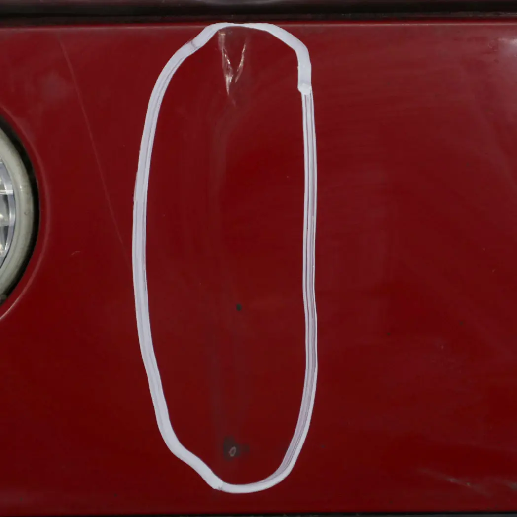 Mini R50 Rear Bumper Trim Panel Covering Chili Red - 851 - SKU 0029925-CHRED1 - Part number 0029925