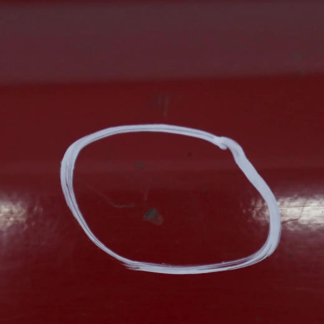 Mini R50 Rear Bumper Trim Panel Covering Chili Red - 851 - SKU 0029925-CHRED1 - Part number 0029925