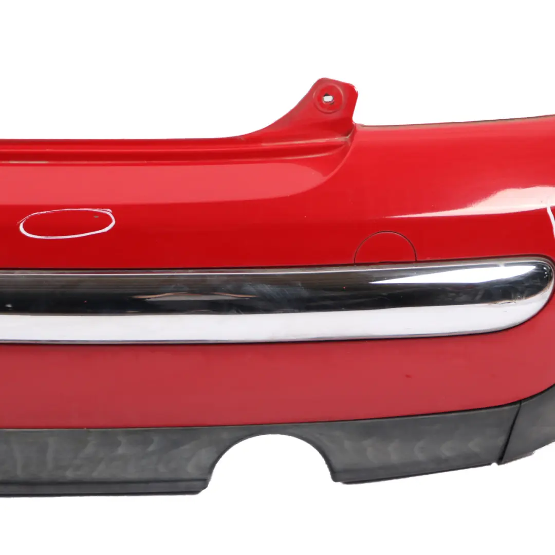 Mini Cooper One R50 Rear Bumper Panel Chrome Chili Red - 851 - SKU 0029925-CHRED - Part number 0029925