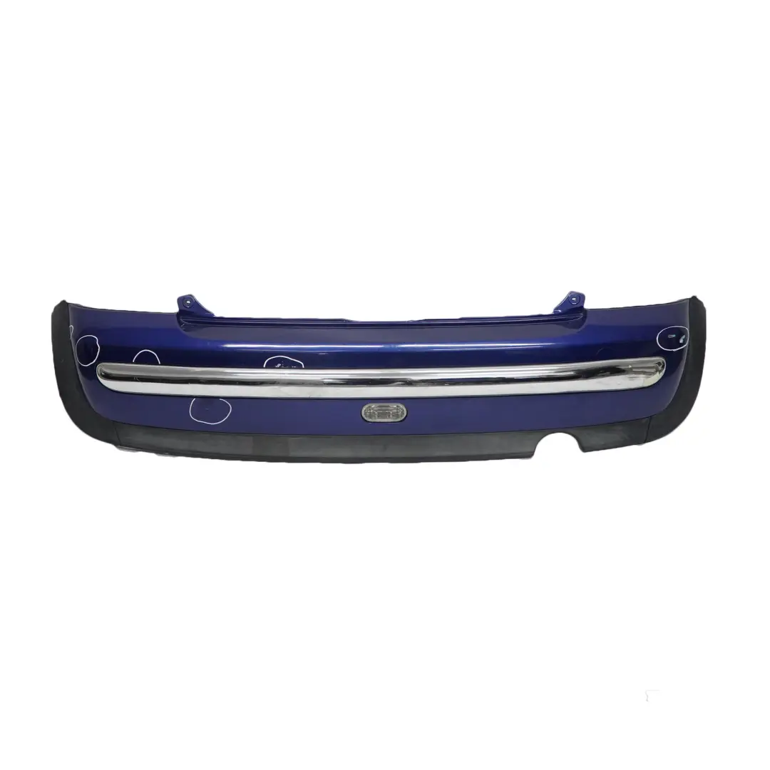 Stossfänger Hinten Indi Blue Blau Metallic - 862 für Mini Cooper R50 mit Teilenummer 0029925 Mini Cooper R50 Stossfänger Hinten Indi Blue Blau Metallic - 862 - SKU 0029925-IB1 - Teilenummer 0029925