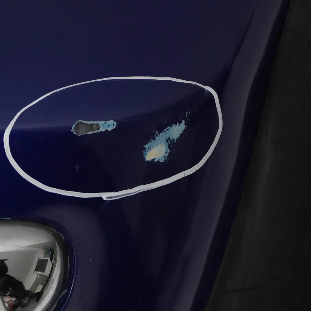 Mini R50 Rear Bumper Complete Trim Panel Cover Indi Blue Metallic - 862 - SKU 0029925-IB1 - Part number 0029925