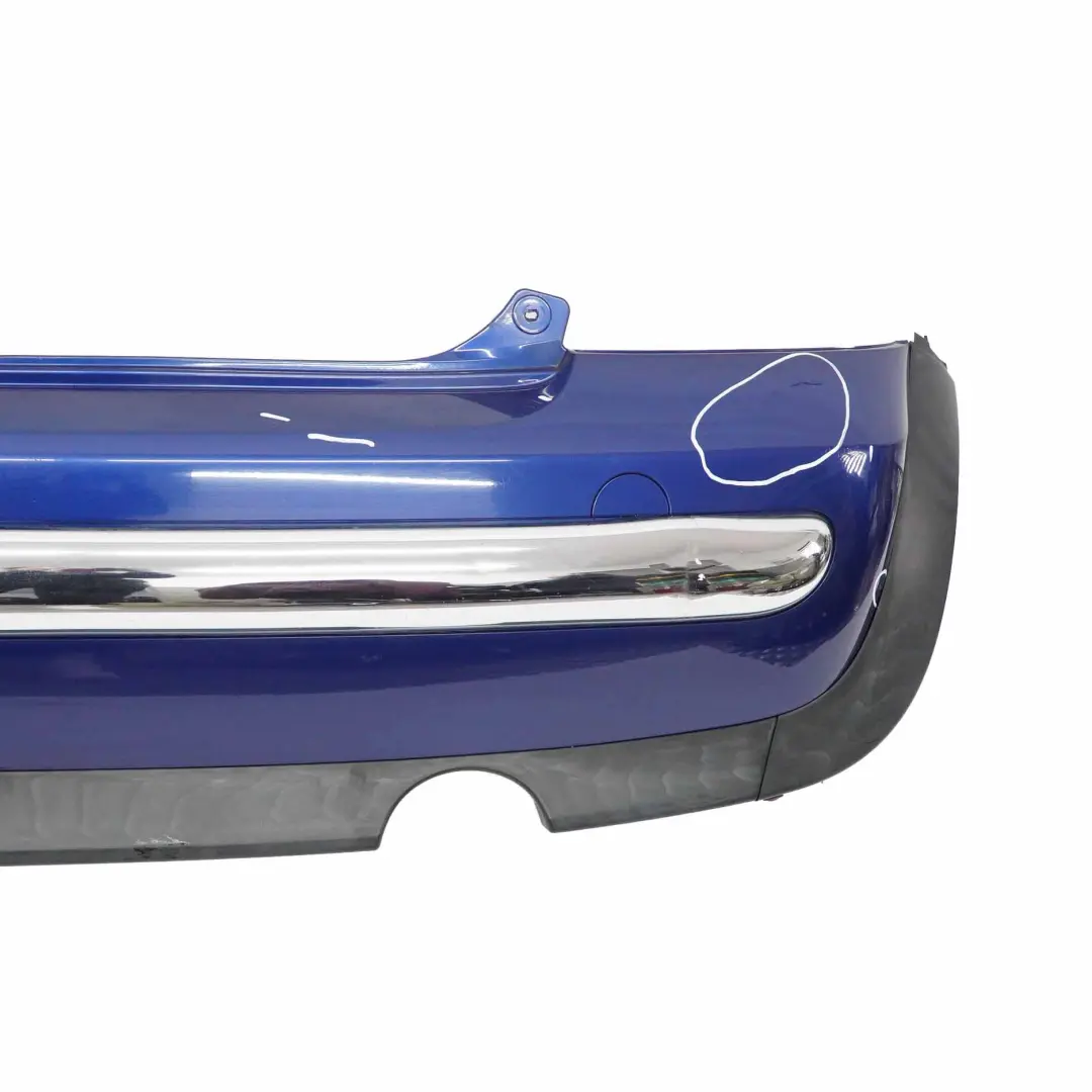Mini R50 Pare-Chocs Arriere Cache Panneau Complet Bleu Indi Metallise - 862 - SKU 0029925-IB2 - Numéro de pièce 0029925
