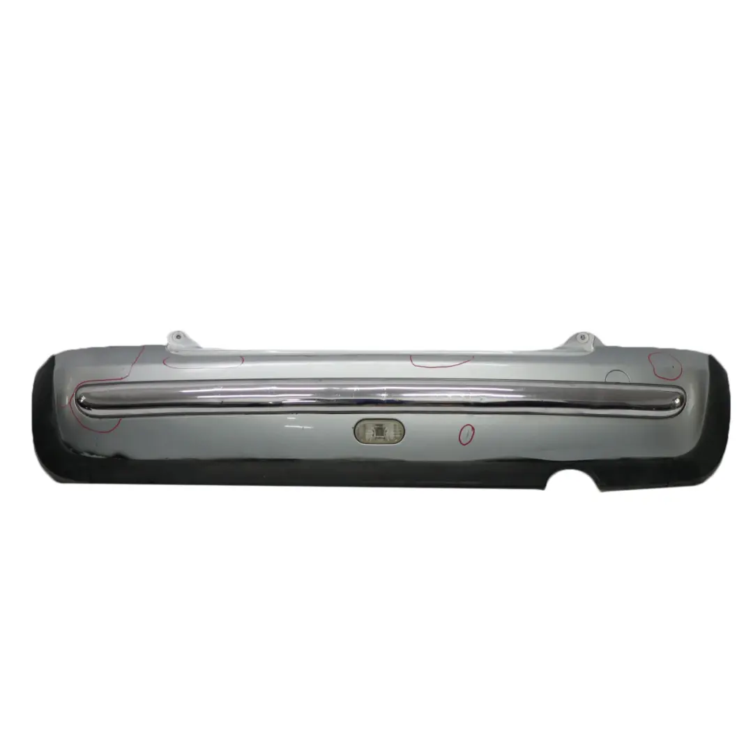 Bumper Panel Pure Silver Metallic - 900 to Mini Cooper One R50 Rear with Part number 0029925 Mini Cooper One R50 Rear Bumper Panel Pure Silver Metallic - 900 - SKU 0029925-PS4 - Part number 0029925