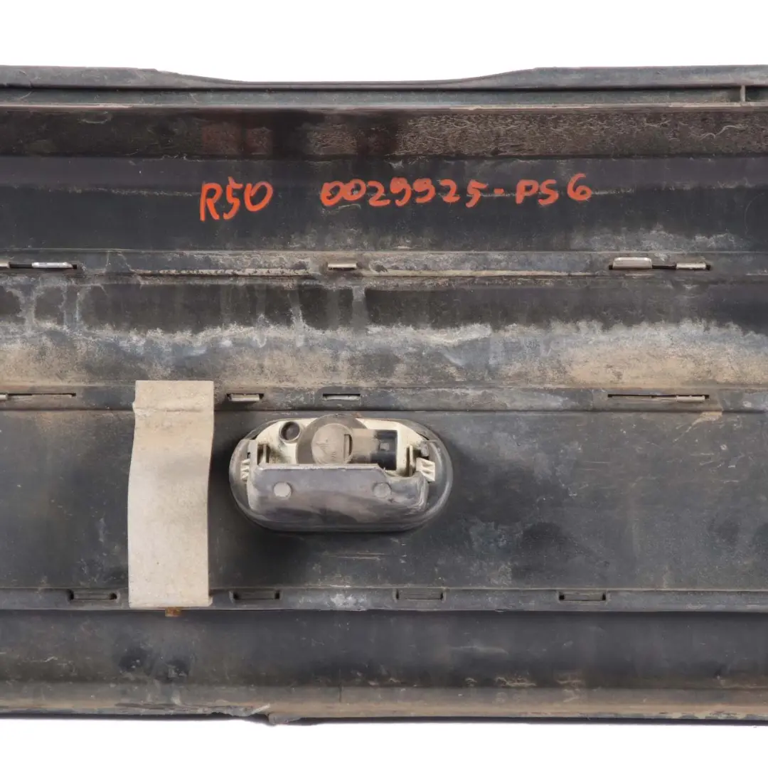 Bumper Trim Cover Panel Pure Silver Metallic - 900 to Mini R50 Rear with Part number 0029925 Mini R50 Rear Bumper Trim Cover Panel Pure Silver Metallic - 900 - SKU 0029925-PS6 - Part number 0029925