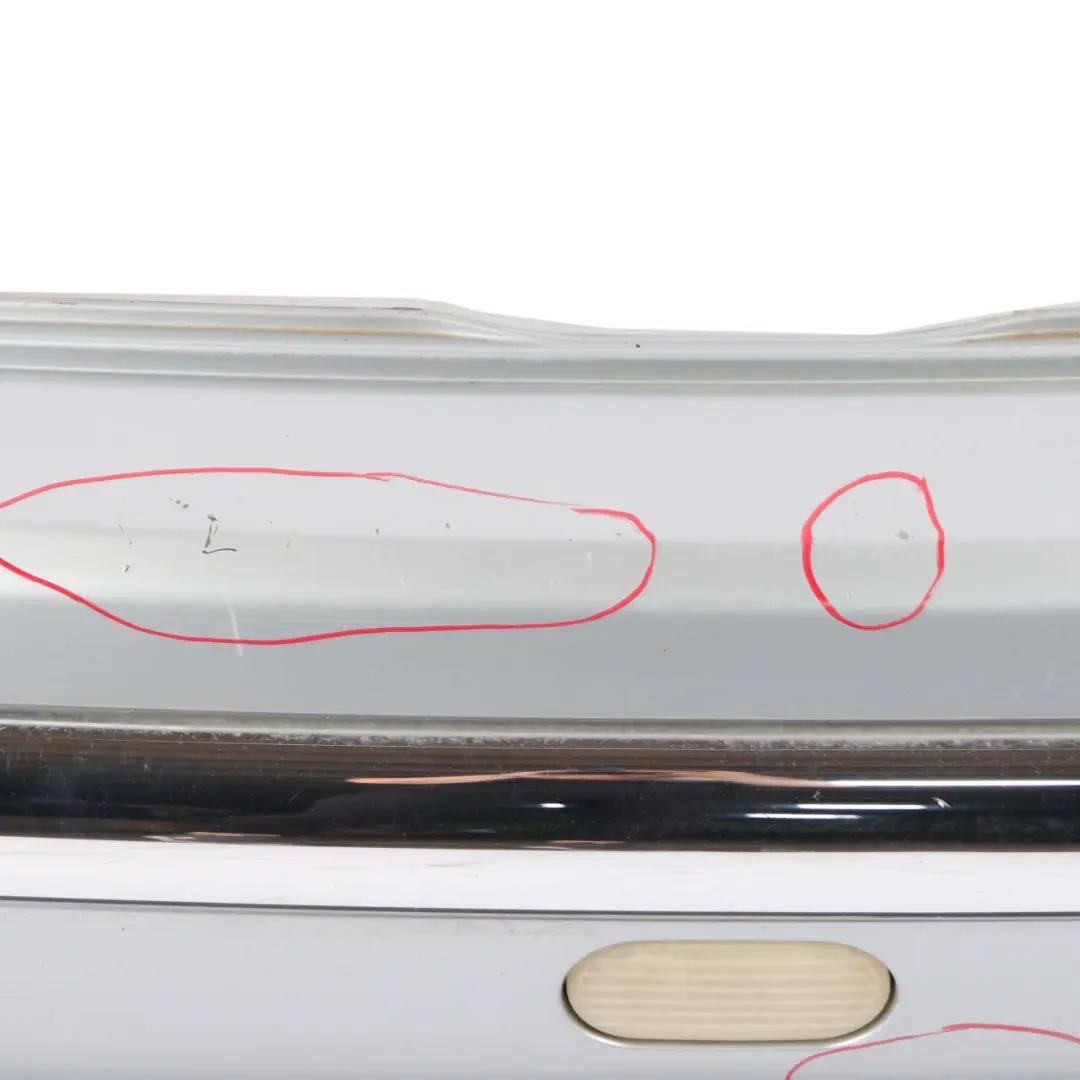 Bumper Trim Cover Panel Pure Silver Metallic - 900 to Mini R50 Rear with Part number 0029925 Mini R50 Rear Bumper Trim Cover Panel Pure Silver Metallic - 900 - SKU 0029925-PS6 - Part number 0029925