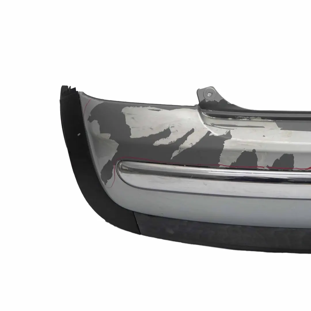 Mini R50 Rear Bumper Trim Panel Covering Beam Pure Silver Metallic - 900 - SKU 0029925-PS7 - Part number 0029925