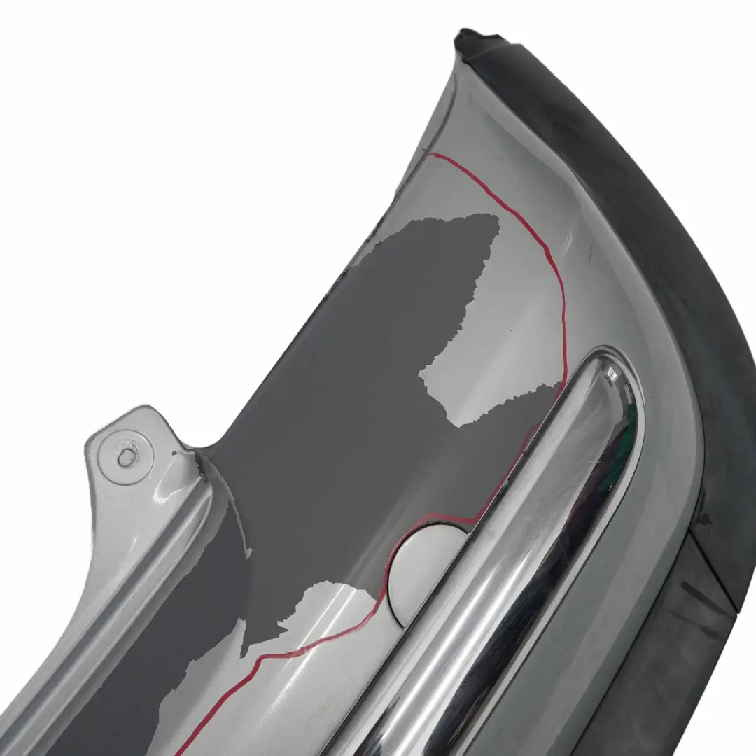 Mini R50 Rear Bumper Trim Panel Covering Beam Pure Silver Metallic - 900 - SKU 0029925-PS7 - Part number 0029925