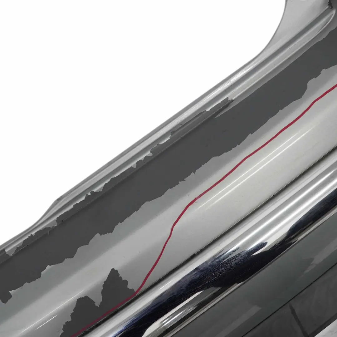 Mini R50 Rear Bumper Trim Panel Covering Beam Pure Silver Metallic - 900 - SKU 0029925-PS7 - Part number 0029925