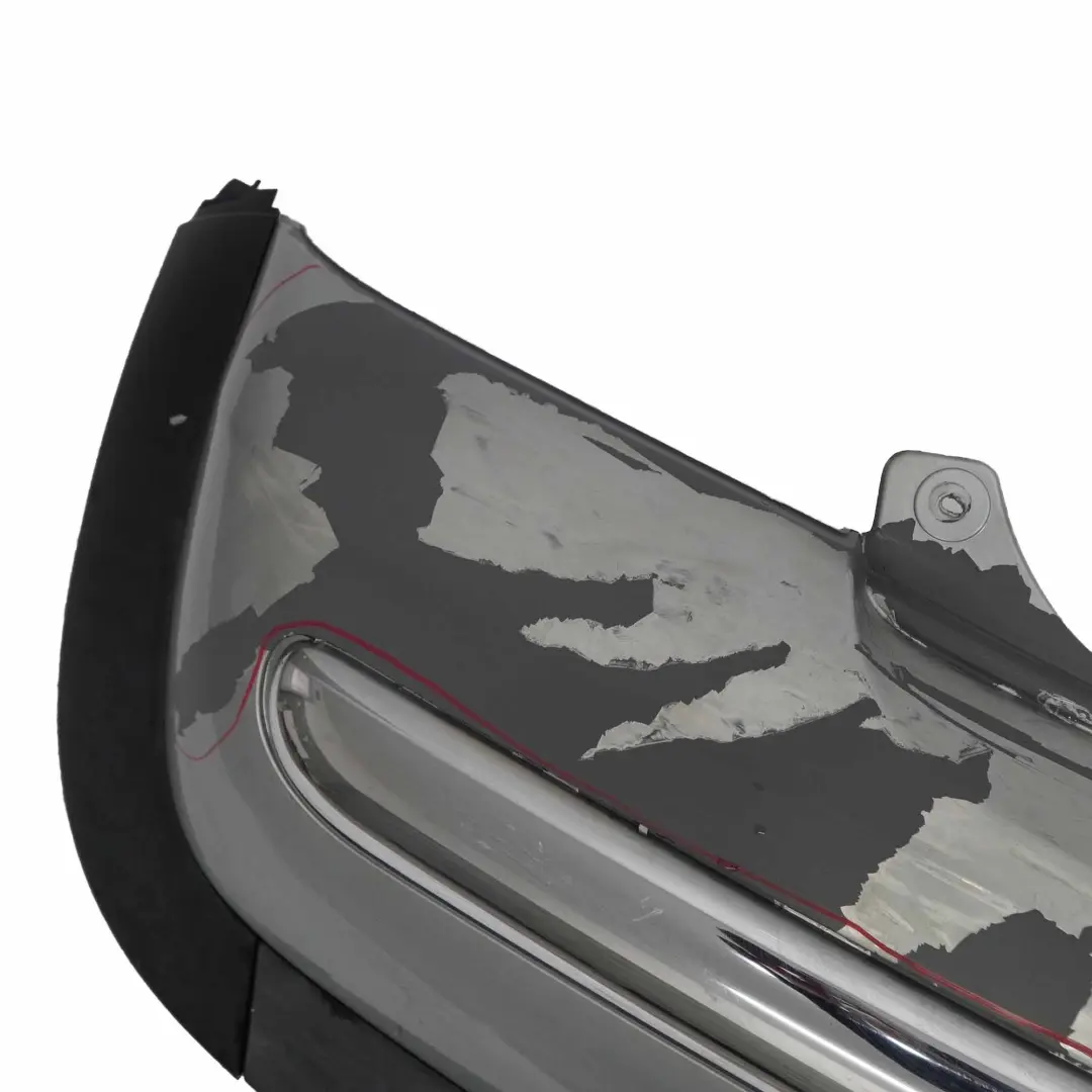 Mini R50 Rear Bumper Trim Panel Covering Beam Pure Silver Metallic - 900 - SKU 0029925-PS7 - Part number 0029925