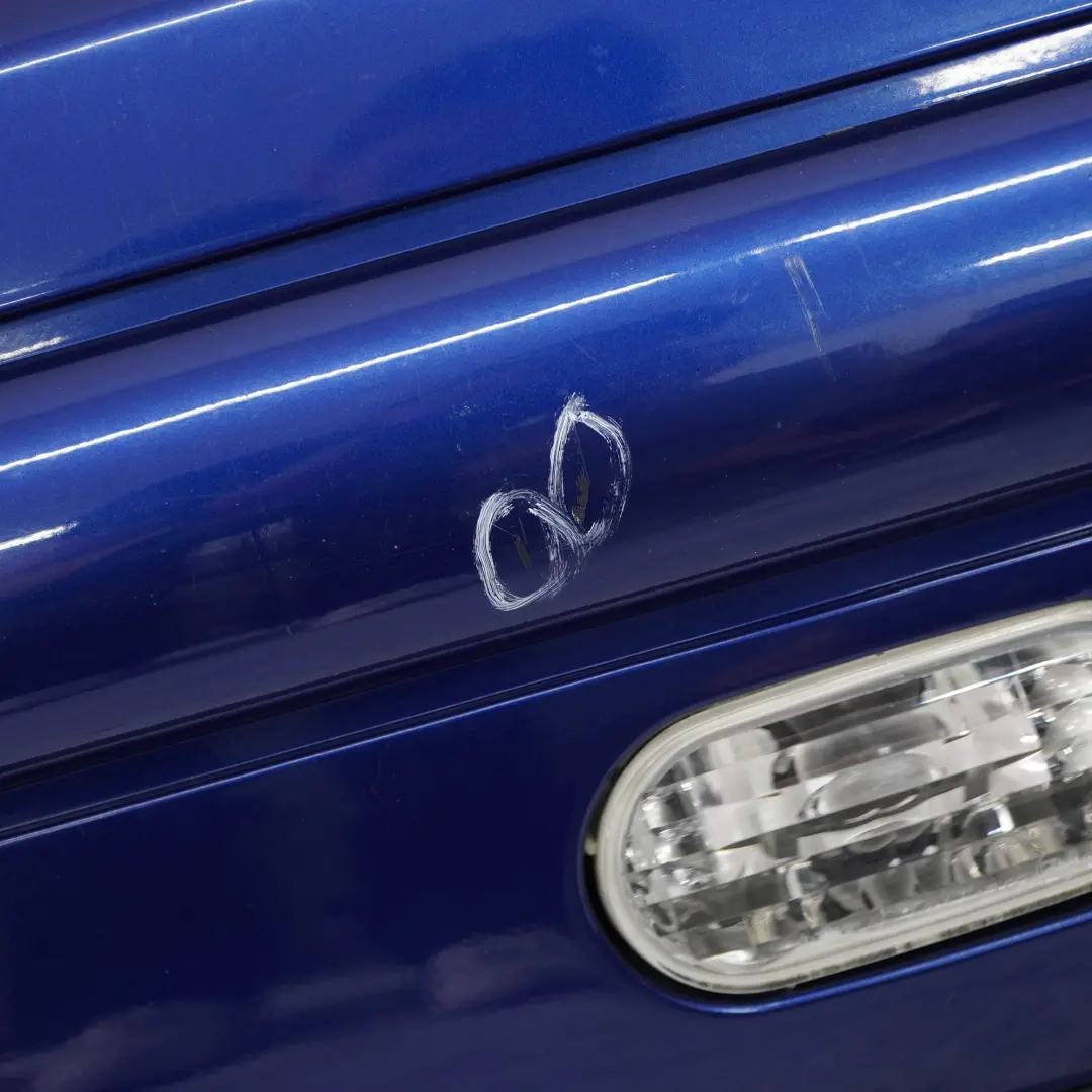 Bumper Panel Trim Covering Indi Blue Metallic - 862 to Mini R50 Rear with Part number 0029926 Mini R50 Rear Bumper Panel Trim Covering Indi Blue Metallic - 862 - SKU 0029926-IB1 - Part number 0029926