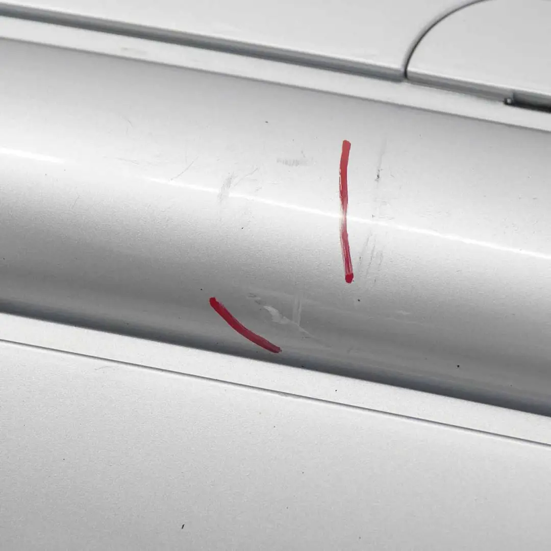 Mini R50 Paraurti posteriore Rivestimento pannello argento puro metallizzato 900 - SKU 0029926-PS - Numero di parte 0029926