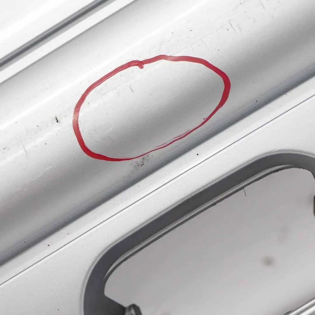 Mini R50 Paraurti posteriore Rivestimento pannello argento puro metallizzato 900 - SKU 0029926-PS - Numero di parte 0029926