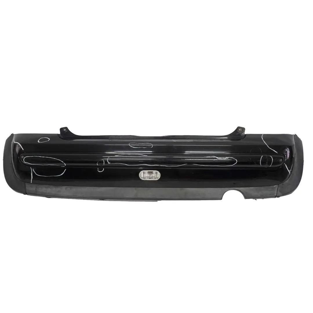 Mini Cooper R50 Parachoques trasero Schwarz 2 Jet Black - 668 - SKU 0029926-SCH - Número de pieza 0029926