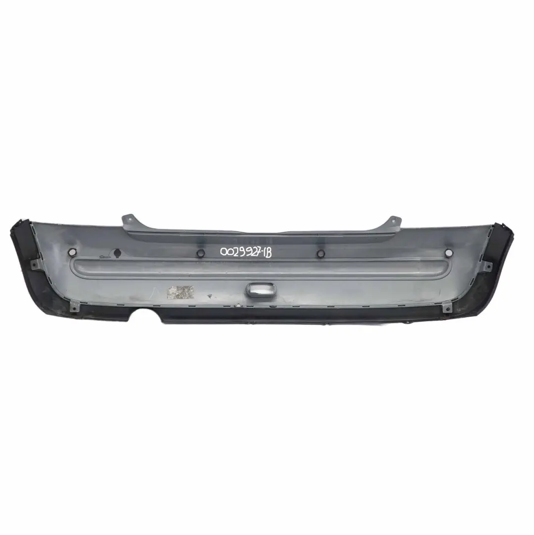 Bumper Mini R50 Rear Covering Trim Panel PDC Indi Blue Metallic - 862 to Rear with Part number 0029927 Rear Bumper Mini R50 Rear Covering Trim Panel PDC Indi Blue Metallic - 862 - SKU 0029927-IB - Part number 0029927