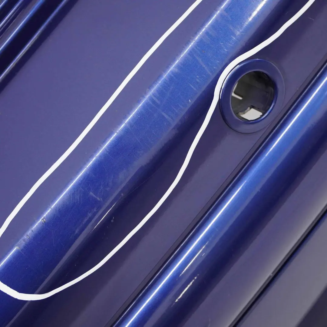 Paraurti Pannello di Rivestimento Posteriore PDC Indi Blue Metallic 862 per Mini R50 con numero di parte 0029927 Mini R50 Paraurti Pannello di Rivestimento Posteriore PDC Indi Blue Metallic 862 - SKU 0029927-IB - Numero di parte 0029927