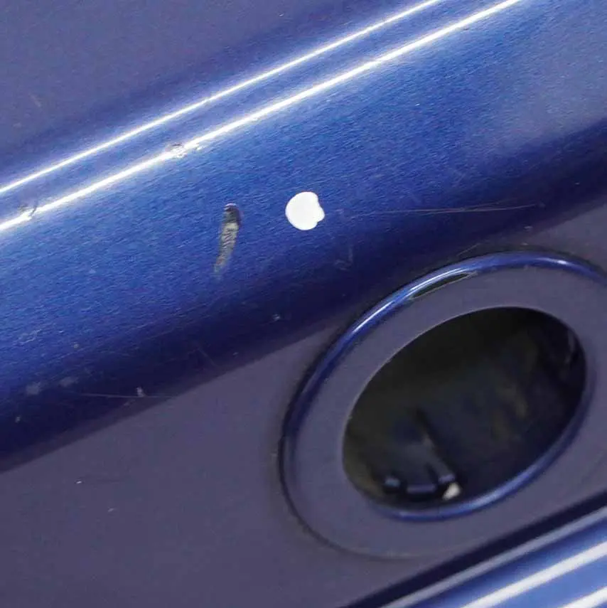 Bumper Mini R50 Rear Covering Trim Panel PDC Indi Blue Metallic - 862 to Rear with Part number 0029927 Rear Bumper Mini R50 Rear Covering Trim Panel PDC Indi Blue Metallic - 862 - SKU 0029927-IB - Part number 0029927