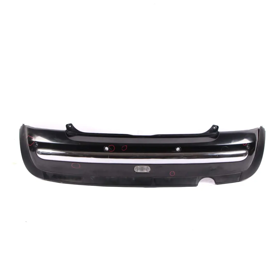 Bumper Panel PDC Cosmosschwarz Cosmos Black - 303 to Mini Cooper R50 Rear with Part number 0029928 Mini Cooper R50 Rear Bumper Panel PDC Cosmosschwarz Cosmos Black - 303 - SKU 0029928-COS - Part number 0029928