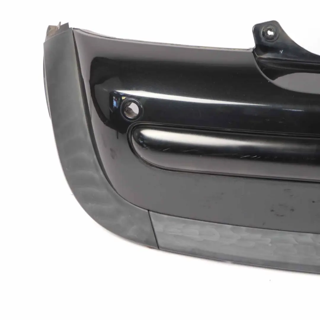 Mini R50 Rear Bumper Panel PDC Cosmosschwarz Cosmos Black Metallic - 303 - SKU 0029928-COS1 - Part number 0029928
