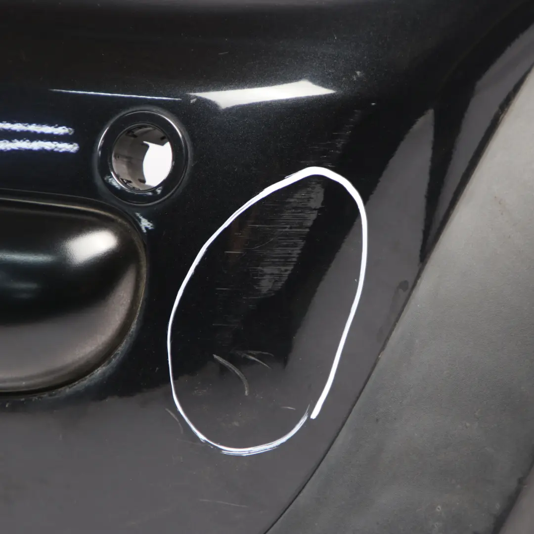 Bumper Panel PDC Cosmosschwarz Cosmos Black Metallic - 303 to Mini R50 Rear with Part number 0029928 Mini R50 Rear Bumper Panel PDC Cosmosschwarz Cosmos Black Metallic - 303 - SKU 0029928-COS1 - Part number 0029928