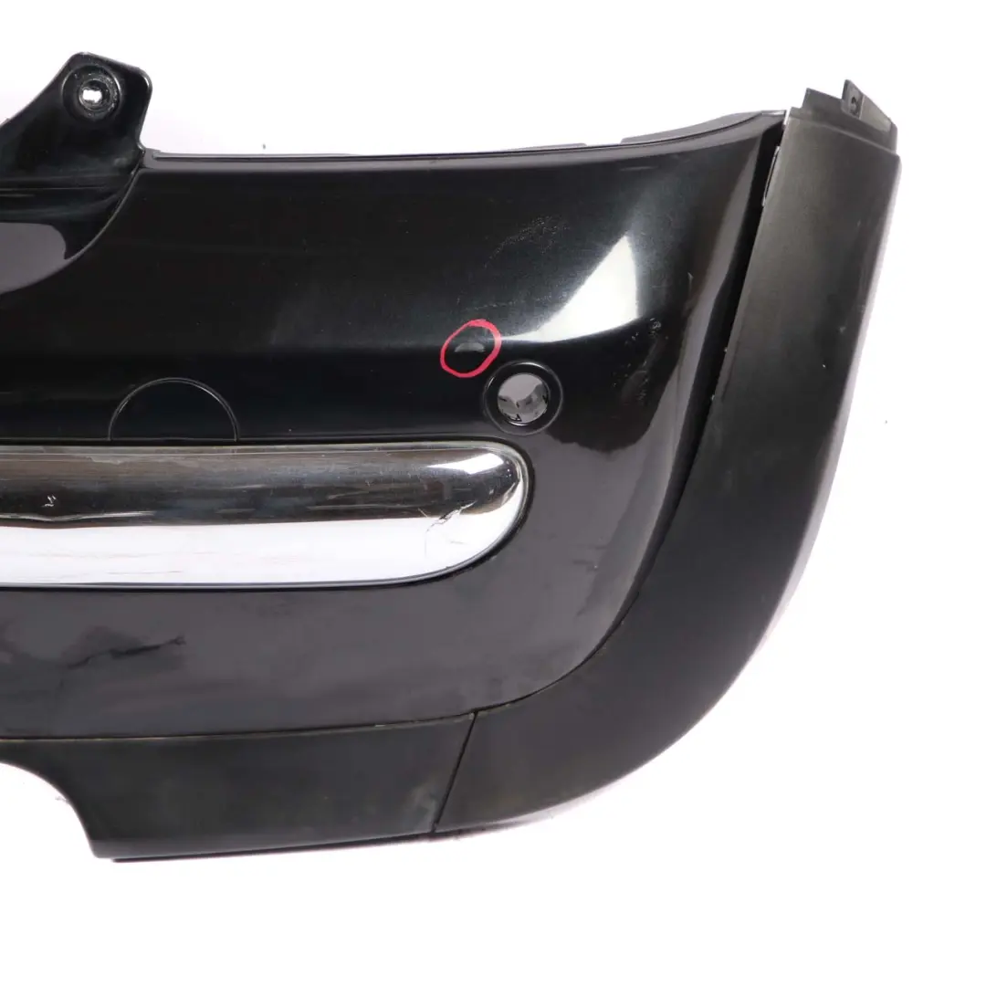 Mini Cooper R50 Rear Bumper Panel PDC Cosmosschwarz Cosmos Black - 303 - SKU 0029928-COS - Part number 0029928