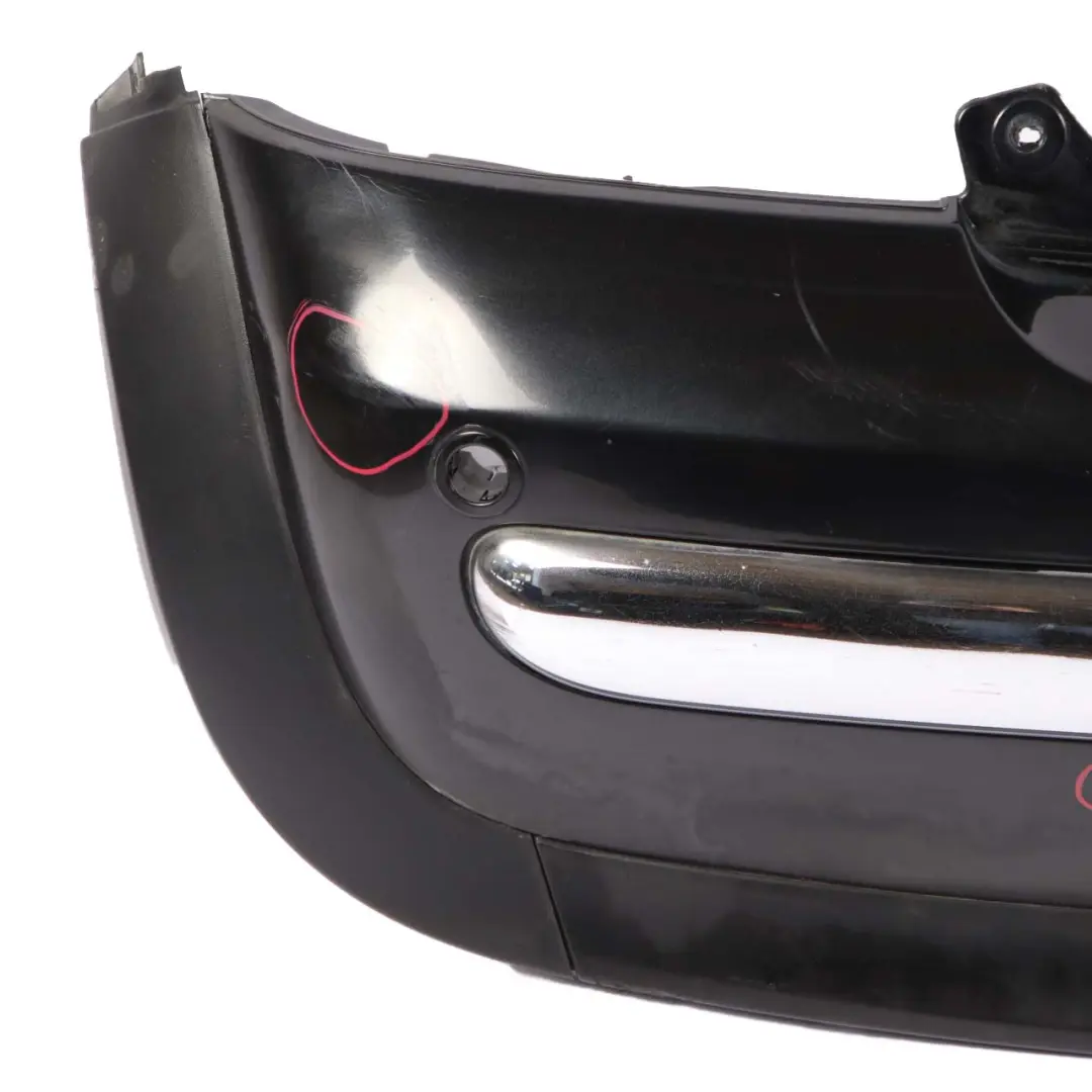 Mini Cooper R50 Rear Bumper Panel PDC Cosmosschwarz Cosmos Black - 303 - SKU 0029928-COS - Part number 0029928