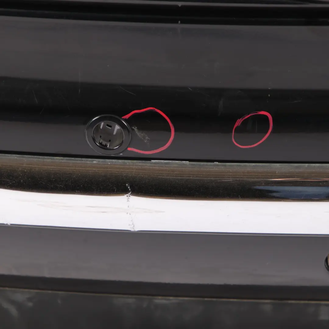 Mini Cooper R50 Rear Bumper Panel PDC Cosmosschwarz Cosmos Black - 303 - SKU 0029928-COS - Part number 0029928