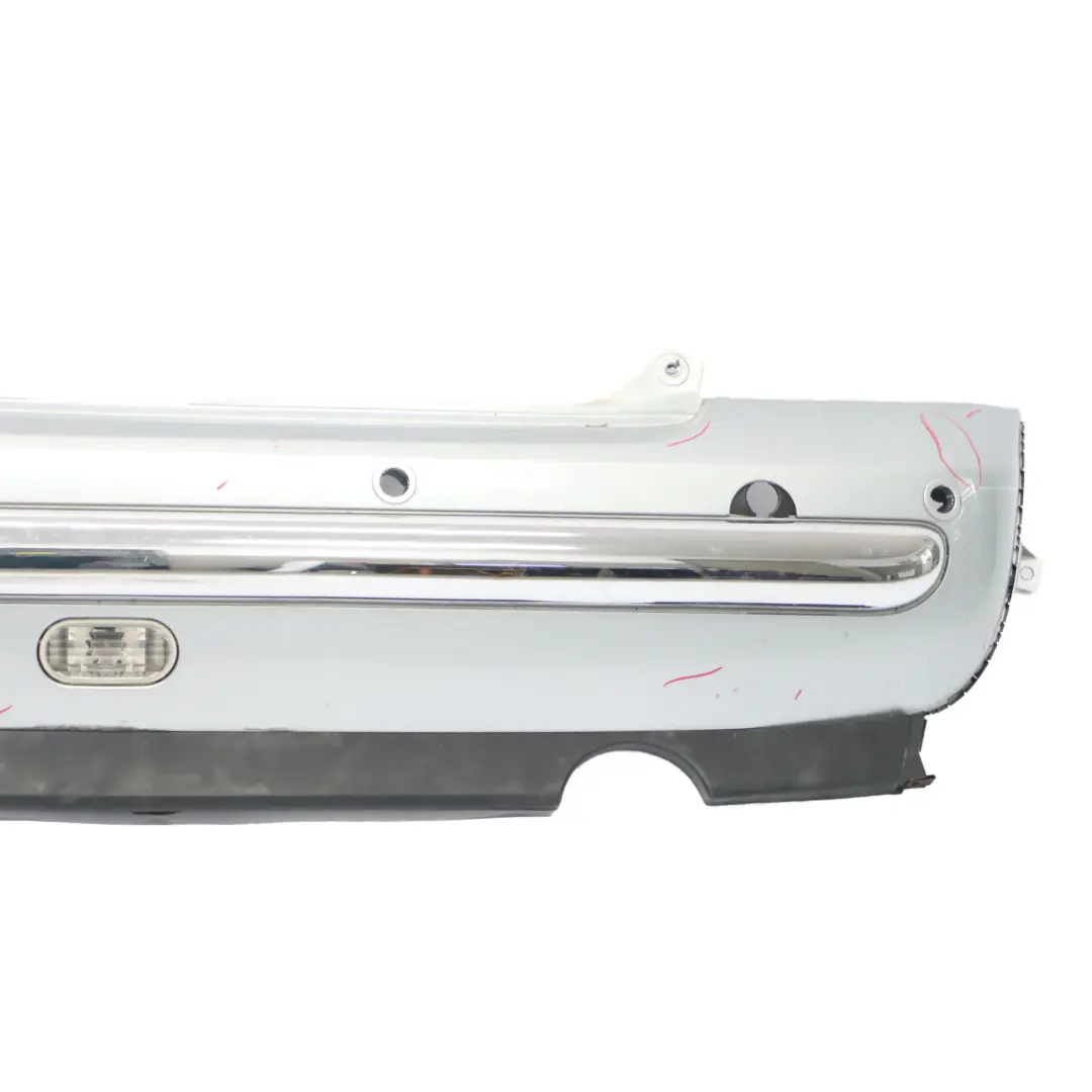 hintere Stoßstange PDC Pure Silver Metallic - 900 für Mini Cooper R50 mit Teilenummer 0029928 Mini Cooper R50 hintere Stoßstange PDC Pure Silver Metallic - 900 - SKU 0029928-PS2 - Teilenummer 0029928