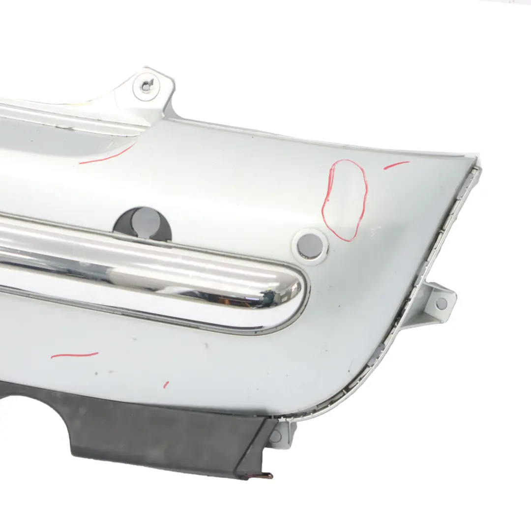 Mini Cooper R50 hintere Stoßstange PDC Pure Silver Metallic - 900 - SKU 0029928-PS2 - Teilenummer 0029928