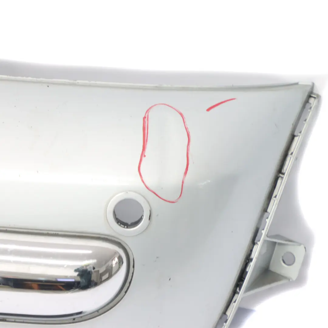 hintere Stoßstange PDC Pure Silver Metallic - 900 für Mini Cooper R50 mit Teilenummer 0029928 Mini Cooper R50 hintere Stoßstange PDC Pure Silver Metallic - 900 - SKU 0029928-PS2 - Teilenummer 0029928