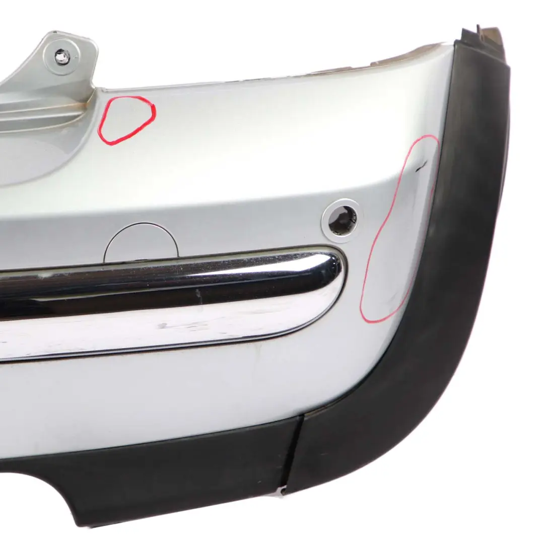 Bumper PDC Trim Panel Pure Silver Metallic - 900 to Mini R50 Rear with Part number 0029928 Mini R50 Rear Bumper PDC Trim Panel Pure Silver Metallic - 900 - SKU 0029928-PS - Part number 0029928