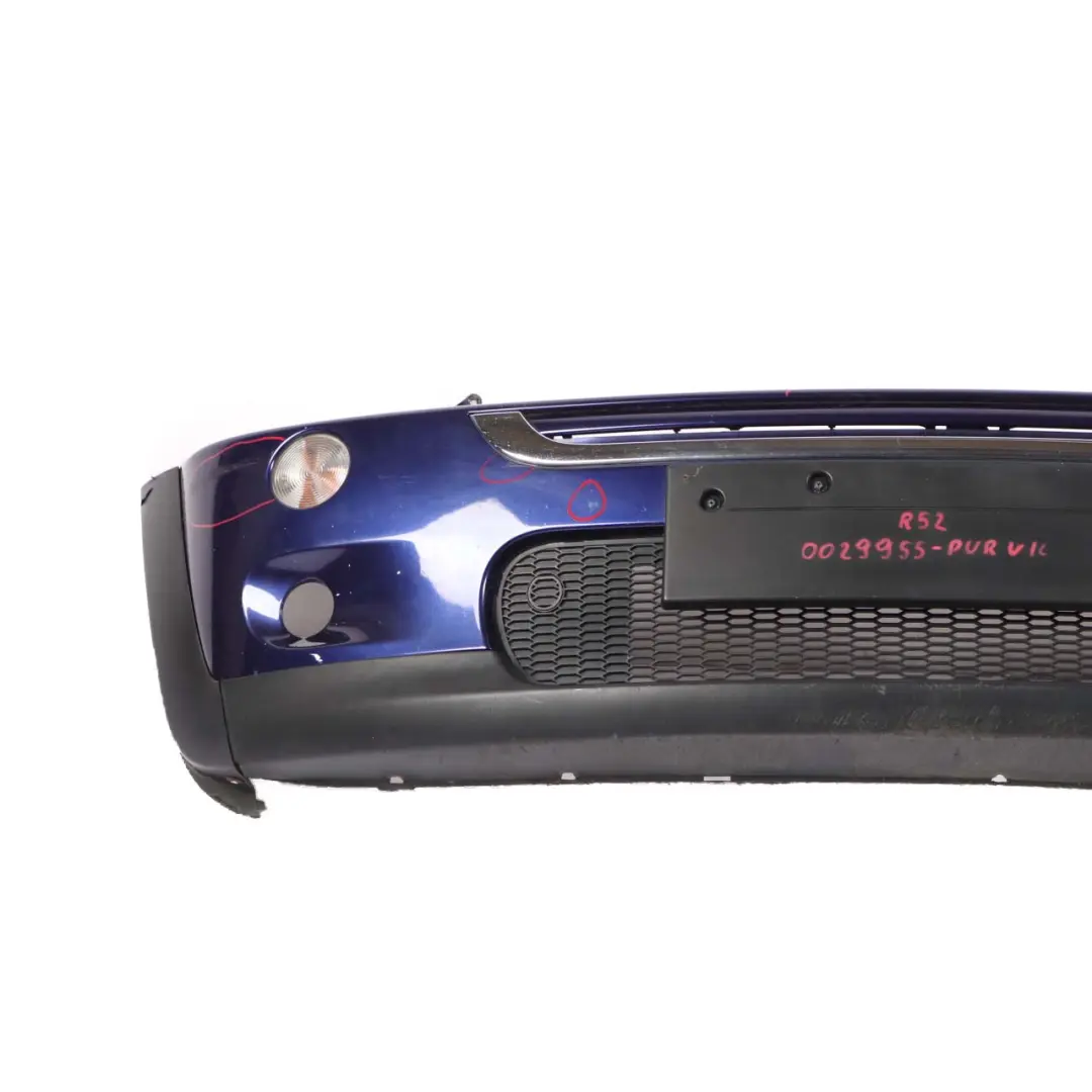 Front Bumper Panel Black-eye Purple Metallic - A24 to Mini Cooper S R52 R53 with Part number 0029955 Mini Cooper S R52 R53 Front Bumper Panel Black-eye Purple Metallic - A24 - SKU 0029955-PUR - Part number 0029955