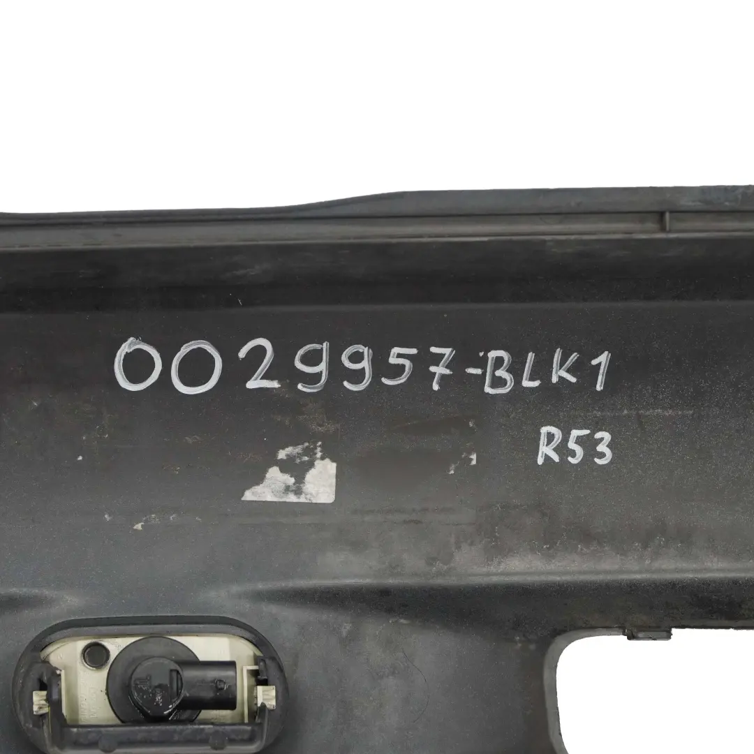 Mini R53 Cooper S Parachoques Trasero Recubrimiento Panel Cubierta Negro - SKU 0029957-BLK1 - Número de pieza 0029957