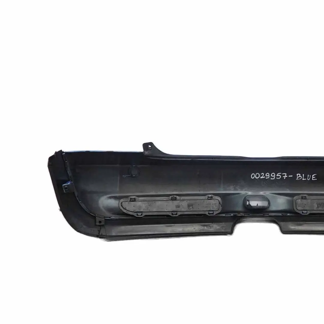 Bumper Trim Cooper S Panel Cover Covering Blue Painted to Mini R53 Rear with Part number 0029957 Mini R53 Rear Bumper Trim Cooper S Panel Cover Covering Blue Painted - SKU 0029957-BLUE - Part number 0029957