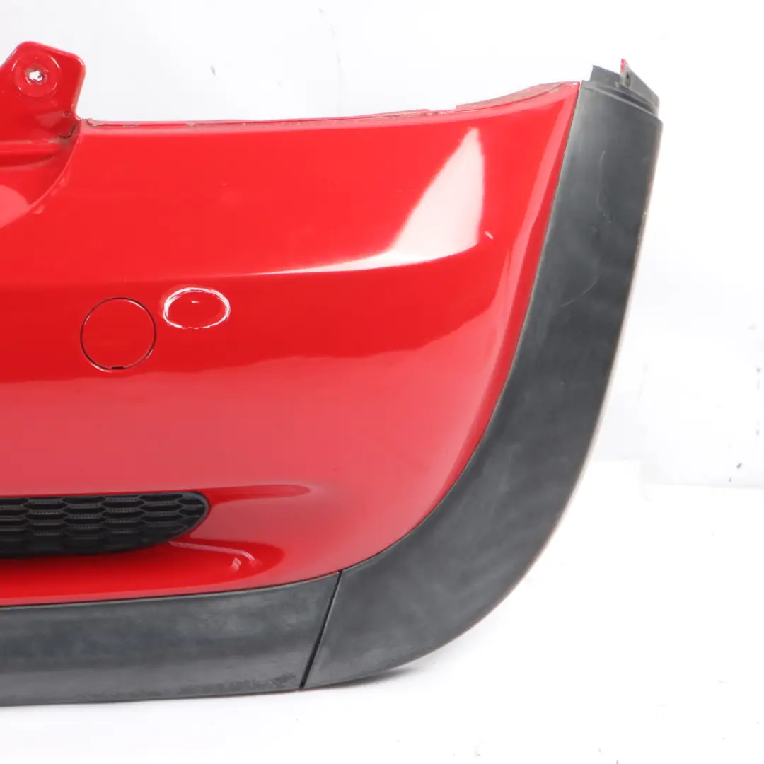 Mini R53 Rear Bumper Trim Cooper S Complete Trim Panel Cover Chili Red - 851 - SKU 0029957-CHRED - Part number 0029957