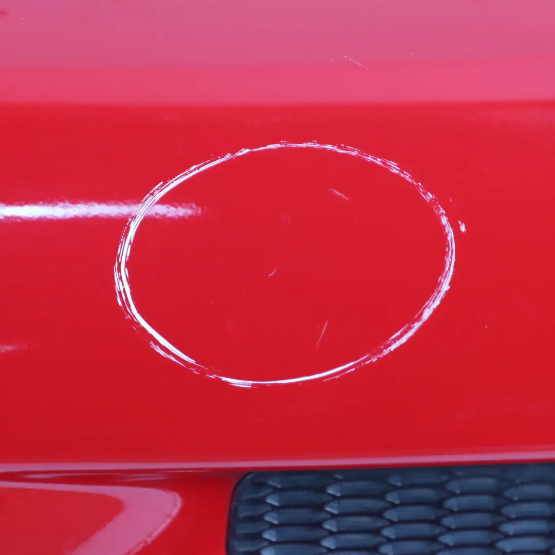 Mini R53 Rear Bumper Trim Cooper S Complete Trim Panel Cover Chili Red - 851 - SKU 0029957-CHRED - Part number 0029957