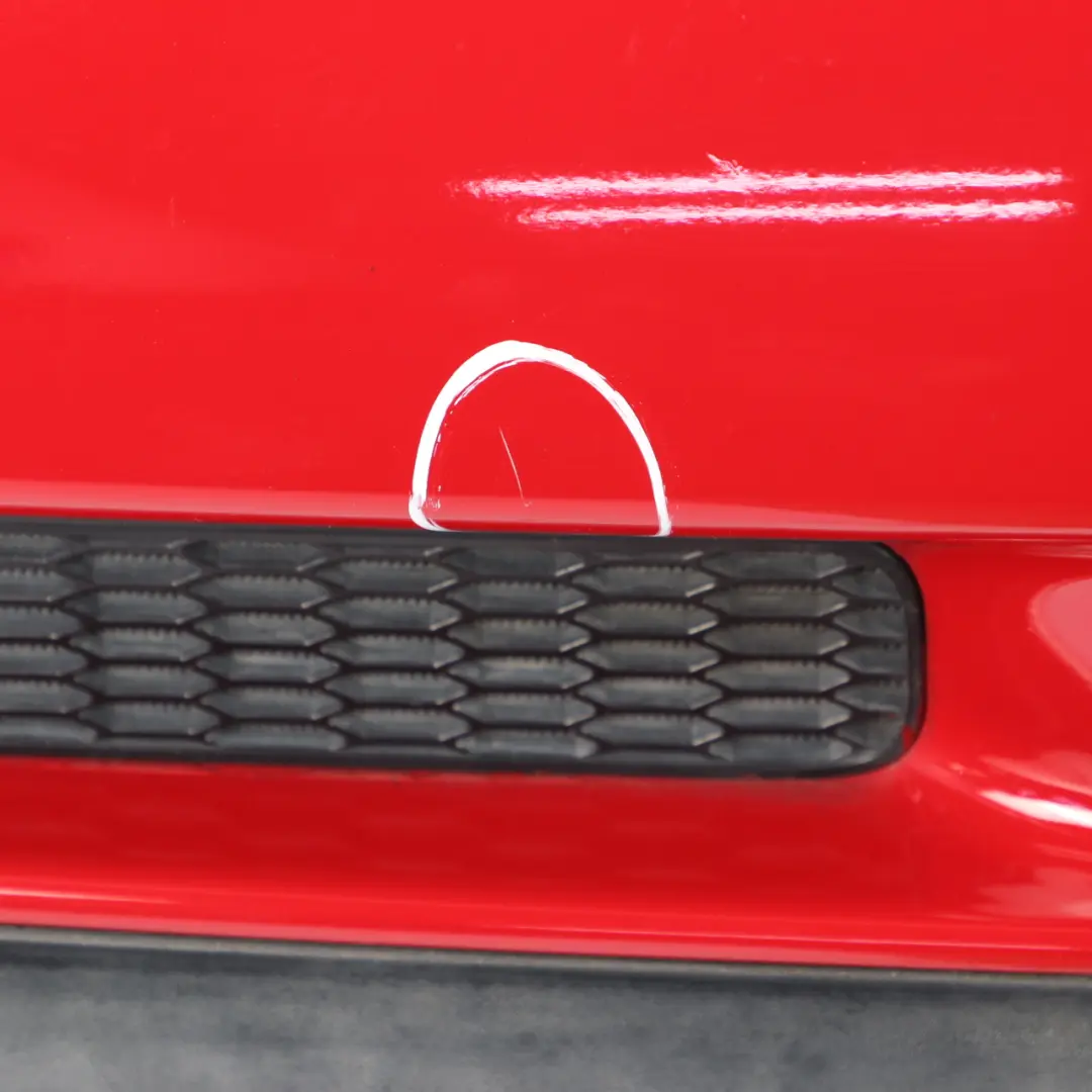 Mini R53 Rear Bumper Trim Cooper S Complete Trim Panel Cover Chili Red - 851 - SKU 0029957-CHRED - Part number 0029957