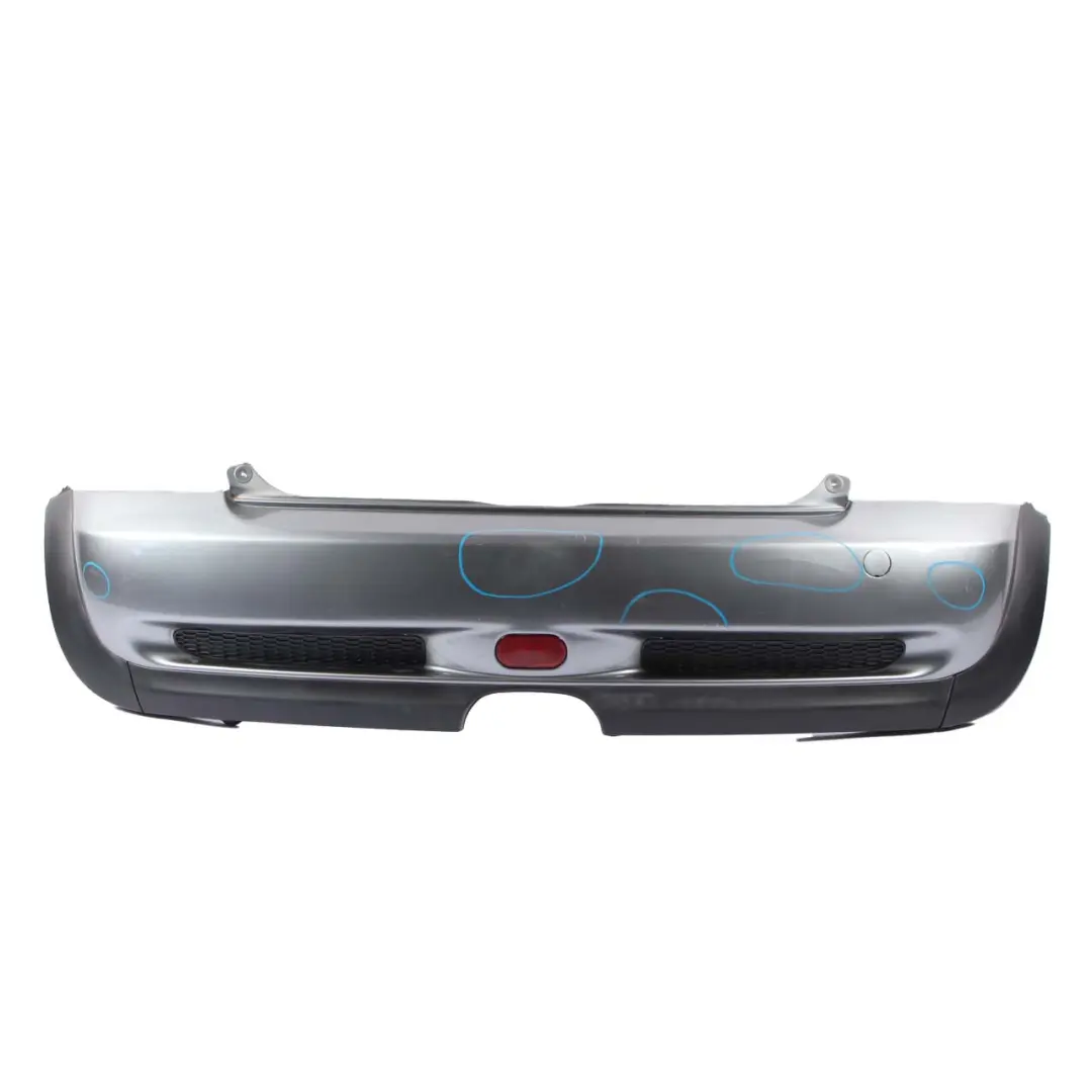 Bumper Panel Dark Silver Metallic - 871 to Mini Cooper S R53 Rear with Part number 0029957 Mini Cooper S R53 Rear Bumper Panel Dark Silver Metallic - 871 - SKU 0029957-DS2 - Part number 0029957