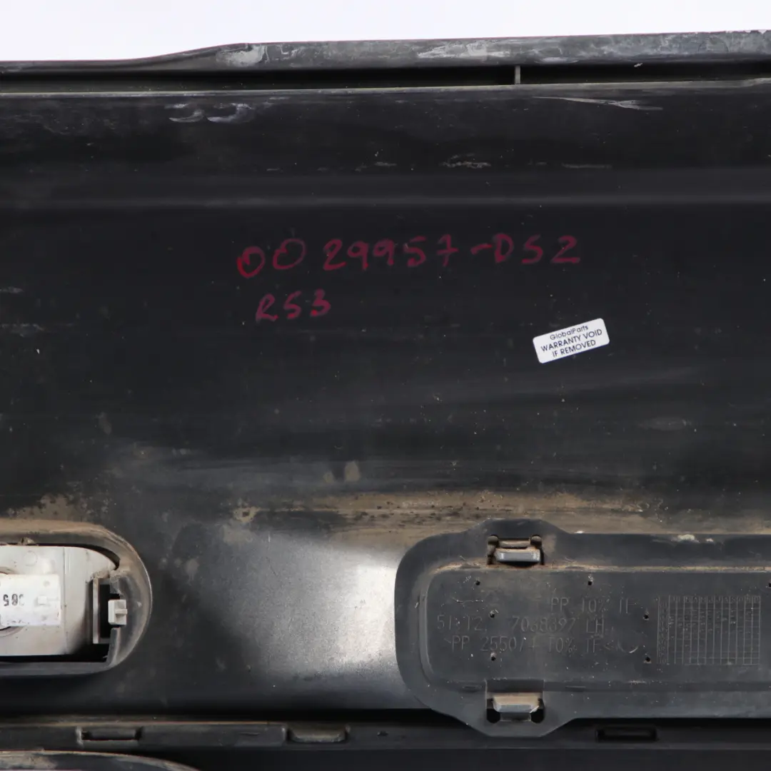 Bumper Panel Dark Silver Metallic - 871 to Mini Cooper S R53 Rear with Part number 0029957 Mini Cooper S R53 Rear Bumper Panel Dark Silver Metallic - 871 - SKU 0029957-DS2 - Part number 0029957