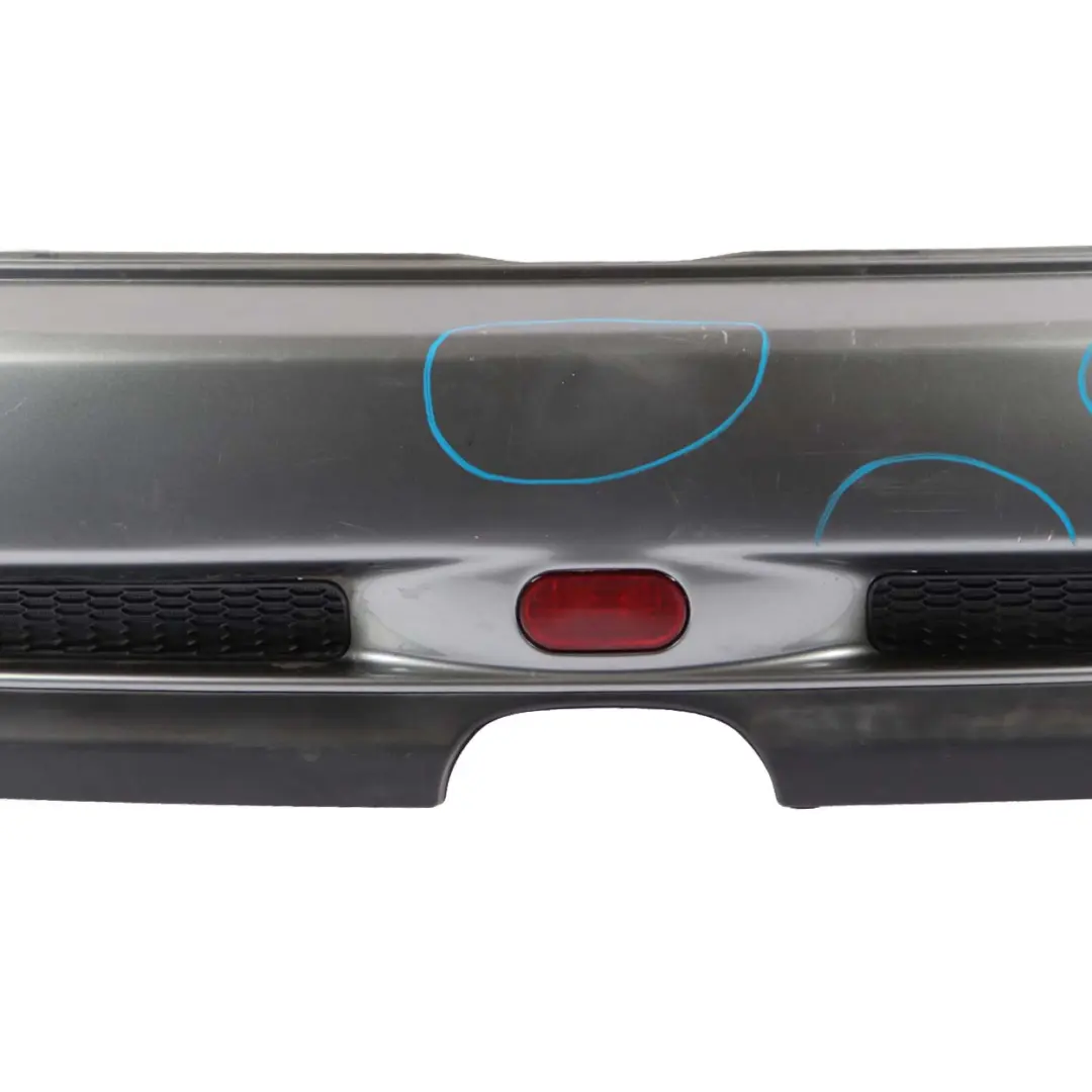 Bumper Panel Dark Silver Metallic - 871 to Mini Cooper S R53 Rear with Part number 0029957 Mini Cooper S R53 Rear Bumper Panel Dark Silver Metallic - 871 - SKU 0029957-DS2 - Part number 0029957