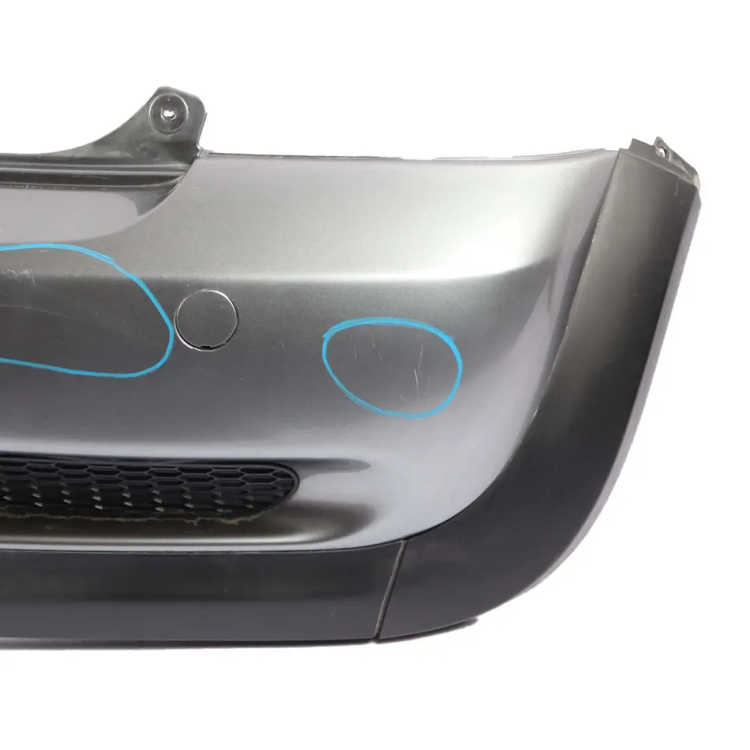 Bumper Panel Dark Silver Metallic - 871 to Mini Cooper S R53 Rear with Part number 0029957 Mini Cooper S R53 Rear Bumper Panel Dark Silver Metallic - 871 - SKU 0029957-DS2 - Part number 0029957