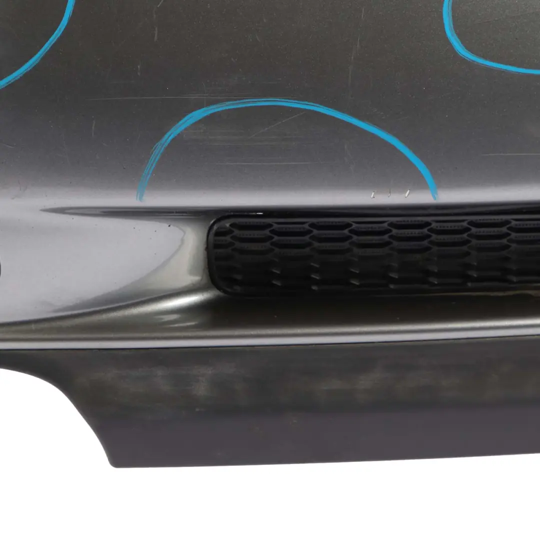 Bumper Panel Dark Silver Metallic - 871 to Mini Cooper S R53 Rear with Part number 0029957 Mini Cooper S R53 Rear Bumper Panel Dark Silver Metallic - 871 - SKU 0029957-DS2 - Part number 0029957