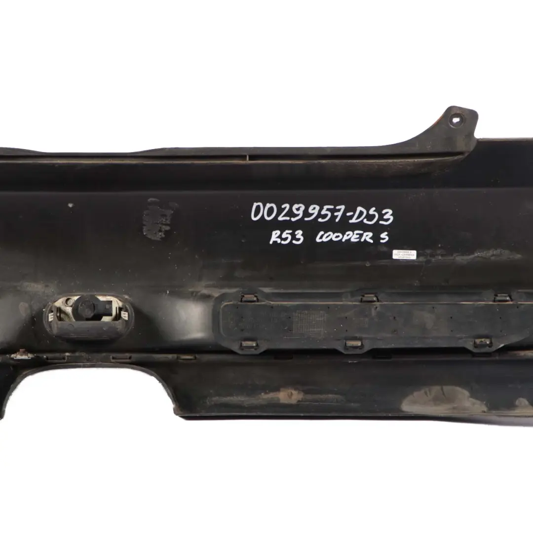 Bumper Panel Dark Silver Metallic - 871 to Mini Cooper S R53 Rear with Part number 0029957 Mini Cooper S R53 Rear Bumper Panel Dark Silver Metallic - 871 - SKU 0029957-DS3 - Part number 0029957