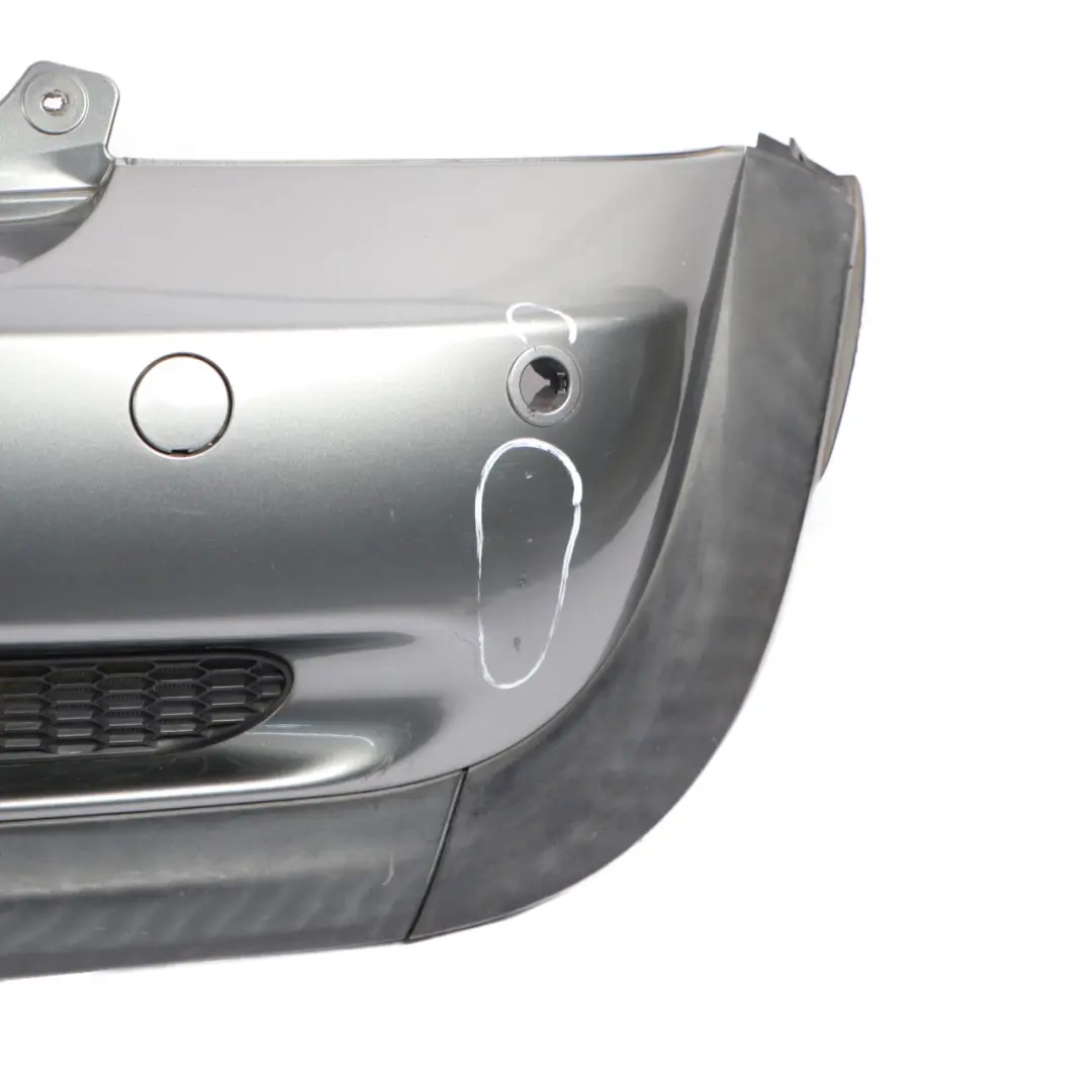 Bumper Panel Dark Silver Metallic - 871 to Mini Cooper S R53 Rear with Part number 0029957 Mini Cooper S R53 Rear Bumper Panel Dark Silver Metallic - 871 - SKU 0029957-DS4 - Part number 0029957