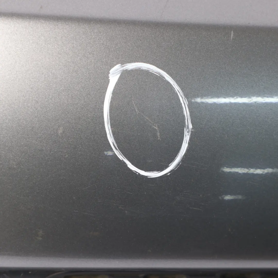 Bumper Panel Dark Silver Metallic - 871 to Mini Cooper S R53 Rear with Part number 0029957 Mini Cooper S R53 Rear Bumper Panel Dark Silver Metallic - 871 - SKU 0029957-DS4 - Part number 0029957