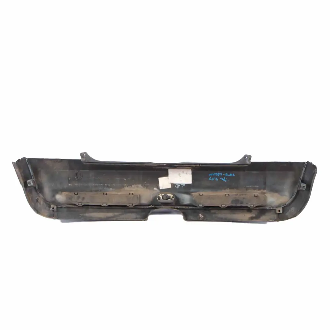 Bumper Trim Cooper S Complete Panel Electric Blue Metallic - 870 to Mini R53 Rear with Part number 0029957 Mini R53 Rear Bumper Trim Cooper S Complete Panel Electric Blue Metallic - 870 - SKU 0029957-ELB2 - Part number 0029957